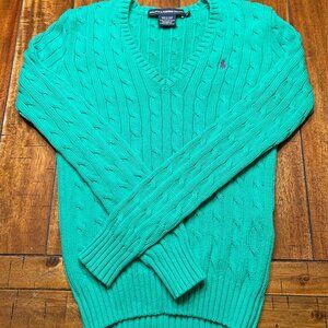 Ralph Lauren Knit Light Green Knit Sweater
